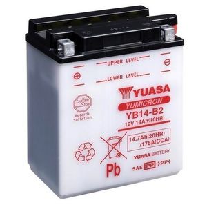 Yuasa YB14-B2 YUMICRON MOTORCYCLE BATTERY
