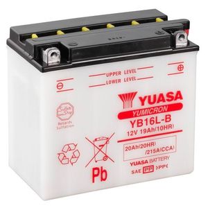 Yuasa YB16L-B YUMICRON MOTORCYCLE BATTERY