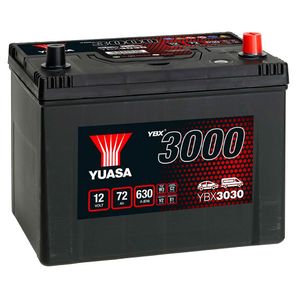 YUASA YBX3030 SMF CAR BATTERY 12V 72AH