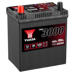 YUASA YBX3055 SMF CAR BATTERY 12V 36AH