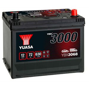YUASA YBX3068 SMF CAR BATTERY 12V 72AH