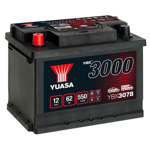 YUASA YBX3078 SMF CAR BATTERY 12V 60AH