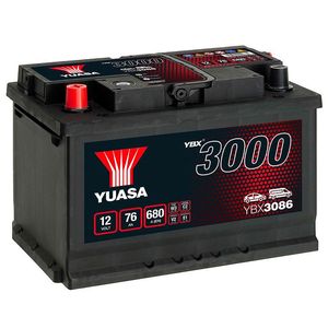 YUASA YBX3086 SMF CAR BATTERY 12V 76AH