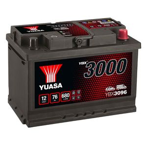 YUASA YBX3096 SMF CAR BATTERY 12V 76AH