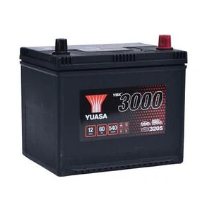 YUASA YBX3205 SMF CAR BATTERY 12V 60AH