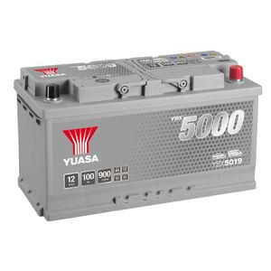YUASA YBX5019 SILVER HIGH PERFORMANCE CAR BATTERY 12V 100AH HSB019