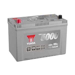 YUASA YBX5334 SILVER HIGH PERFORMANCE CAR BATTERY 12V 100AH HSB334
