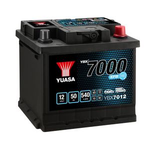 Yuasa YBX7012 EFB START STOP CAR BATTERY 12V 50AH