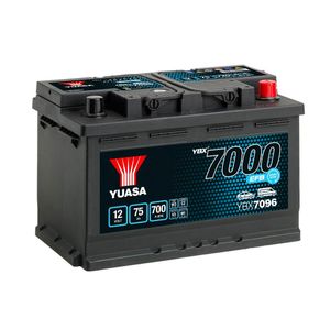YUASA YBX7096 EFB START STOP CAR BATTERY 12V 75AH