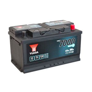 YUASA YBX7110 EFB START STOP CAR BATTERY 12V 75AH