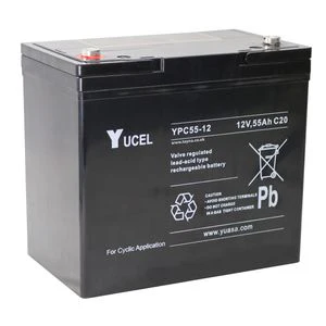 YUASA YPC55-12 HIGH PERFORMANCE HEAVY DUTY CYCLIC MOBILITY BATTERY