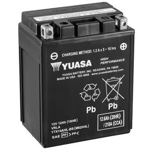YUASA YTX14AHL-BS HIGH PERFORMANCE MF MOTORCYCLE BATTERY