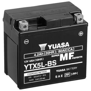 YUASA YTX5L-BS MF MOTORCYCLE BATTERY