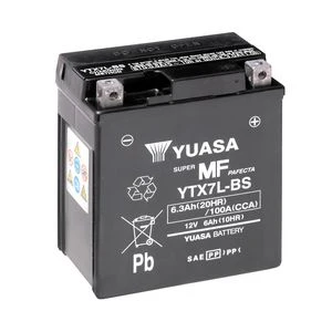 YUASA YTX7L-BS MF MOTORCYCLE BATTERY