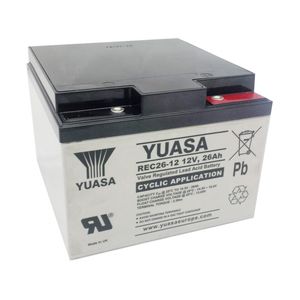 Yuasa/Yucel  REC26-12 REC-VRLA CYCLIC/GOLF BATTERY 12V 26AH