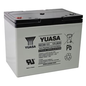 Yuasa/Yucel  REC80-12I REC-VRLA 12V 80AH HIGH PERFORMANCE HEAVY DUTY CYCLIC MOBILITY BATTERY