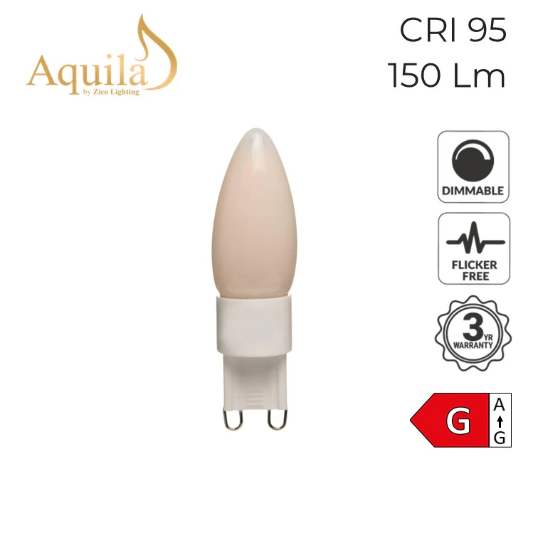 Zico G9 Frosted 3W 2200K Light Bulb Dimmable