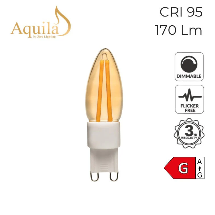 Zico ZIK070S/3W22G9A New Version in image ZL-G95/3W22A- G9 Amber 3w 2200K - DISCONTINUED